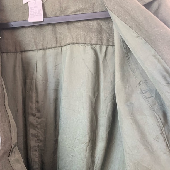 Address Maggy 100% linen dress in size 12, button down quarter sleeve - Picture 8 of 14